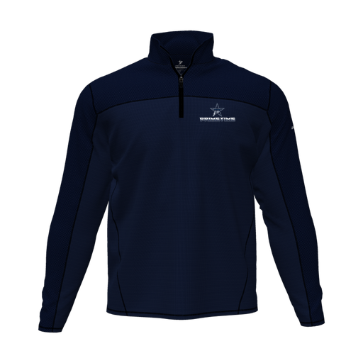 [CUS-DFW-QTRZ-PER-LSL-NVY-AS-LOGO1] Quarter Zip Pullover (Adult S, Navy, Logo 1)