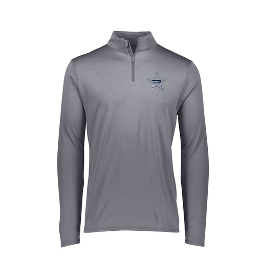 [FTLQFLGY-FAXS-LOGO2] Decker Women's Flex-Lite 1/4 Zip Shirt (Female Adult XS, Gray, Logo 2)