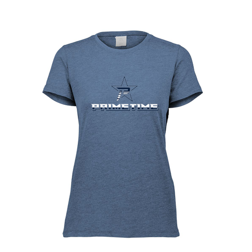 [FTSCUBNV-FAXS-LOGO1] Decker Women's Tri-Blend T-Shirt - Short Sleeve (Female Adult XS, Navy, Logo 1)