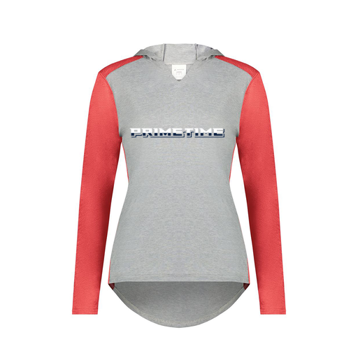 [6902.27V.XS-LOGO3] Ladies Vintage Hoodie (Female Adult XS, Red, Logo 3)