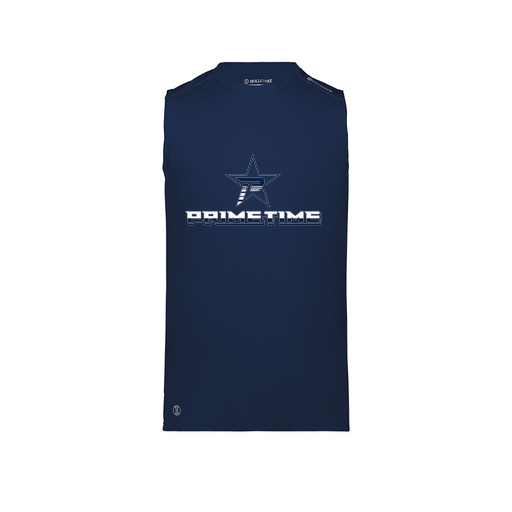 [222593.065.S-LOGO1] Men's CoolDry TankTop (Adult S, Navy, Logo 1)
