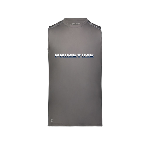 [222593.98D.S-LOGO3] Men's CoolDry TankTop (Adult S, Gray, Logo 3)