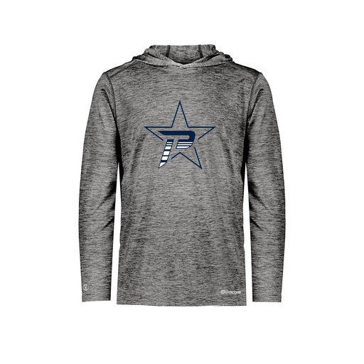 [FOLHCGBK-AS-LOGO2] Decker Men's Charge Hoodie (Adult S, Black, Logo 2)