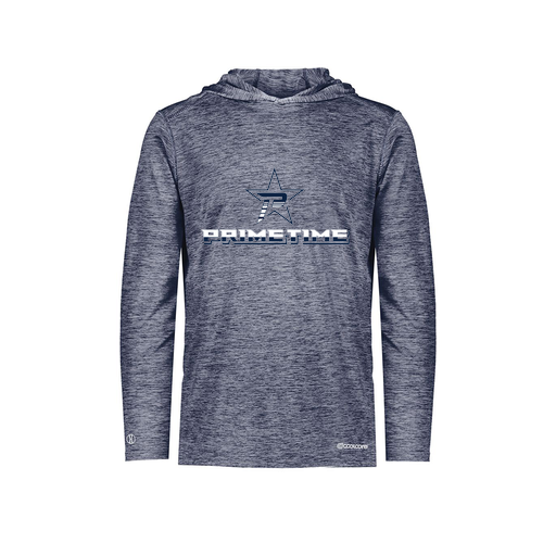 [FOLHCGNV-AS-LOGO1] Decker Men's Charge Hoodie (Adult S, Navy, Logo 1)