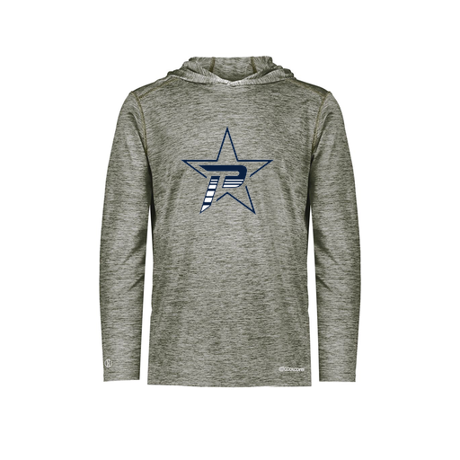 [FOLHCGGY-AS-LOGO2] Decker Men's Charge Hoodie (Adult S, Gray, Logo 2)