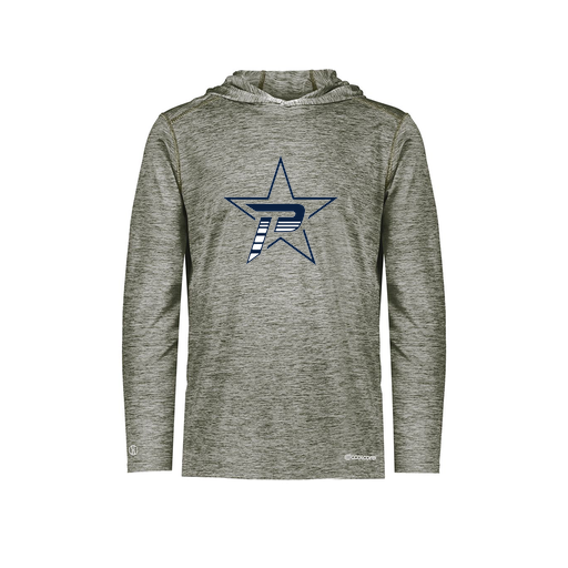 [FOLHCGGY-YS-LOGO2] Decker Youth Charge Hoodie (Youth S, Gray, Logo 2)