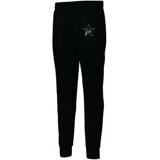 [5566.080.XS-LOGO2] Men's PERFORMANCE FLEECE JOGGER (Adult XS, Black, Logo 2)