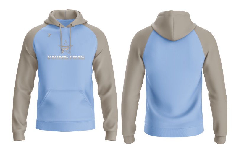 PrimeTime - Baby Blue LSL Hoodie (NO NAME / NUMBER)